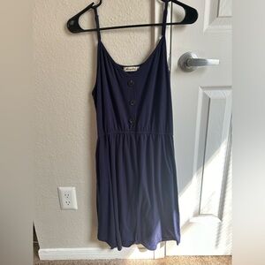 Women’s sleeveless casual dress, size Medium, navy blue